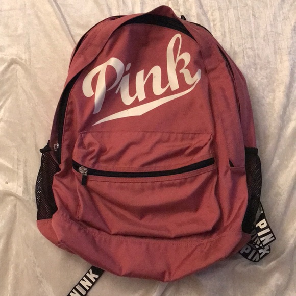 Pink campus backpack